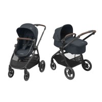 Maxi-Cosi Passeggino 2in1 Zalia3 Trasformabile da Navicella a Seduta Passeggino max 22kg - Essential Graphite