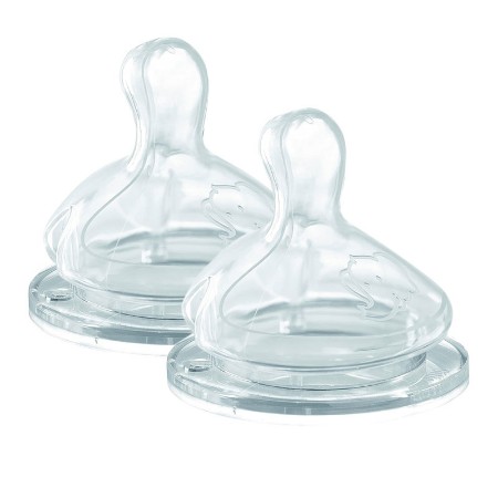 2 Tettarelle Natural Comfort - Flusso Lento S1 di Bebeconfort