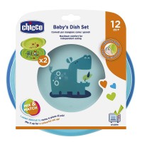 Set Piatti 12m+ Assortiti 2 Pezzi Chicco