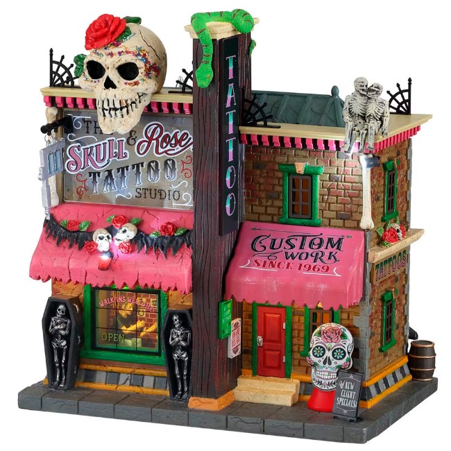 Lemax The Skull And Rose Tattoo Studio - 15751