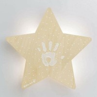 Wall Light - Lampada Stella con Impronta di Baby Art