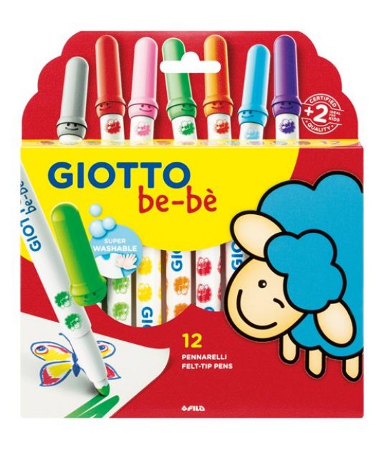  Giotto Bebè astuccio 12 pennarelli 
