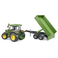 John Deere 5115 M con Rimorchio Bruder