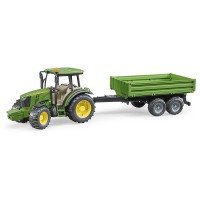 John Deere 5115 M con Rimorchio Bruder
