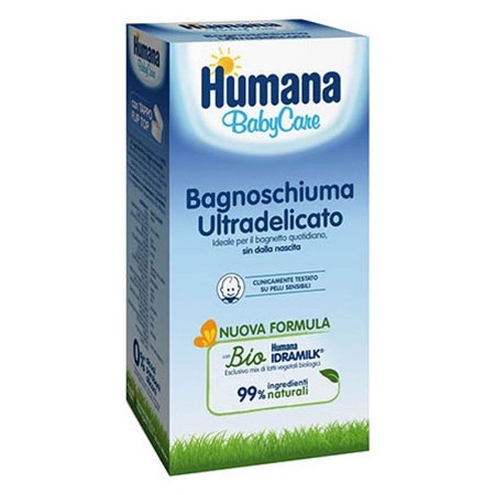 Bagnoschiuma Ultradelicato 200ml di Humana BabyCare 
