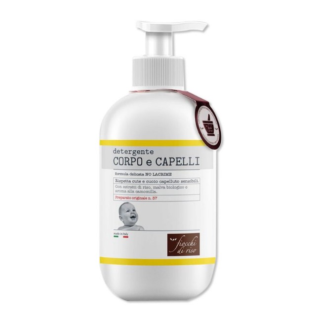 Detergente Corpo e Capelli Camomilla 400ml di Fiocchi di Riso