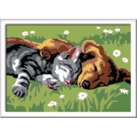 CreArt Serie E Classic - Cane e Gatto Dolce Sonno Ravensburger