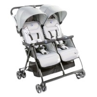 Passeggino Gemellare Ohlalà Twin Silver Cat di Chicco