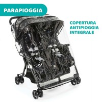 Passeggino Gemellare Ohlalà Twin Silver Cat di Chicco