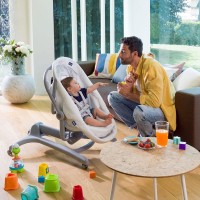 Chicco Culla Baby Hug 4in1 Air con funzione Sdraietta, Seggiolone Pappa e Alza Sedia