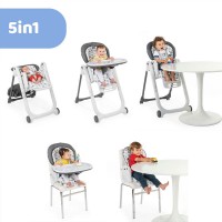 Seggiolone Pappa Polly Progres5 Red di Chicco