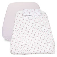 Set Lenzuola 3pz Culla Next2Me Forever Pink Ballet di Chicco