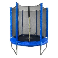 Copertura Per Trampolino Outsunny Ø305cm - Imbottitura 15mm, Antiscivolo, Blu - Foto 5