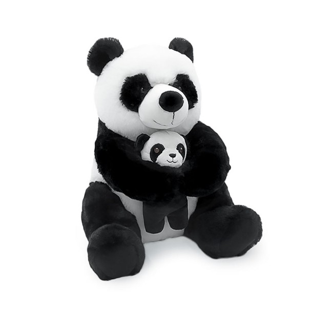 Paniate - Peluche Panda con Cucciolo 26cm DeCar
