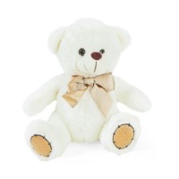 Peluche Orso con Toppe e Fiocco 25cm DeCar
