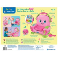 Poltroncina Canta Suona e Balla Pink New Design Clementoni