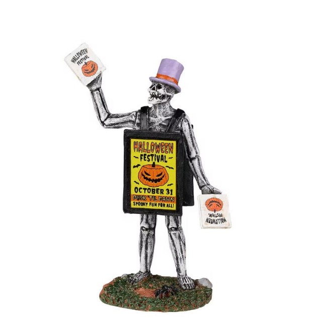 Sandwich Board Skeleton Lemax 22102