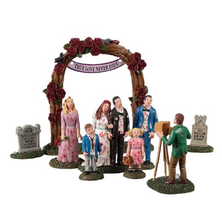 Zombie Wedding Party, Set Of 9 - 23587 Lemax