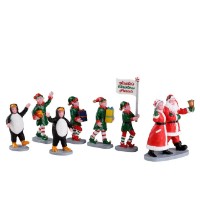 Santa's Elf Parade, Set Of 7 - 23592 Lemax
