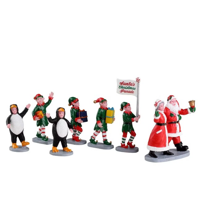 Santa's Elf Parade, Set Of 7 - 23592 Lemax