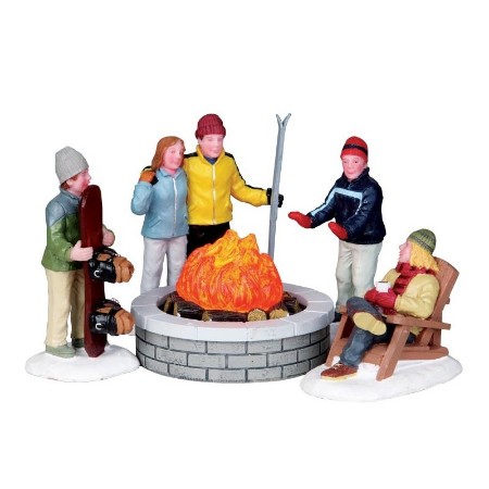 Fire Pit, Set Of 5 - 04223 Lemax
