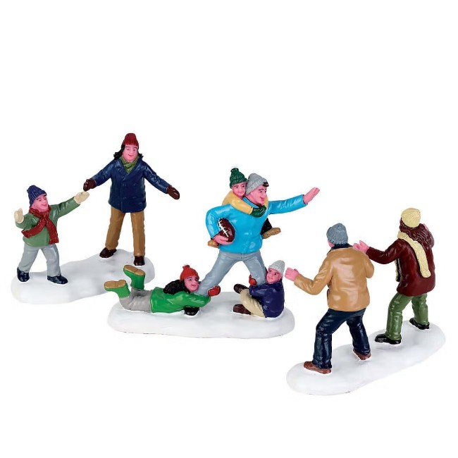 Family Football, Set Of 3 - 72535 Lemax