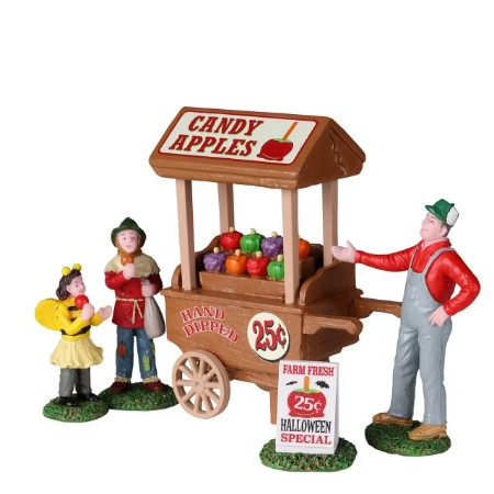 Candy Apple Cart, Set Of 5 - 22108 Lemax