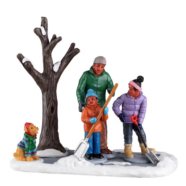 Shoveling The Driveway - 23594 Lemax