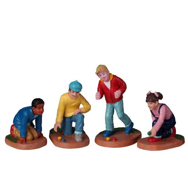 Marbles Champ, Set Of 4 - 22118 Lemax