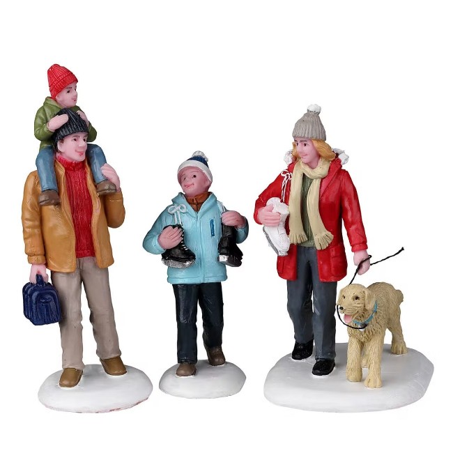 Going Skating, Set Of 3 - 22129 Lemax