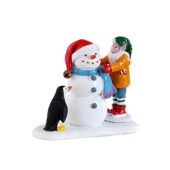 Building a Snowman Lemax 22134