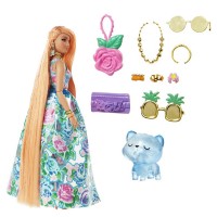 Barbie Extra Fancy Bambola Floreale e Gattino Mattel