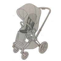 Rivestimento Estivo per Seduta Passeggino di Cybex Gold 