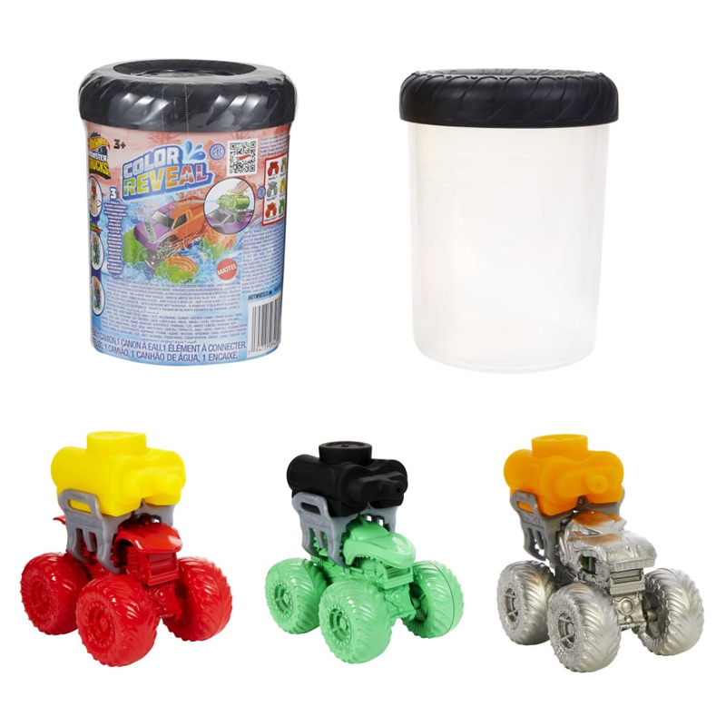 Paniate Hot Wheels Monster Trucks Color Reveal