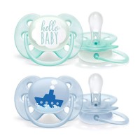 2 Succhietti Ultra Soft 0-6Mesi di Philips Avent 