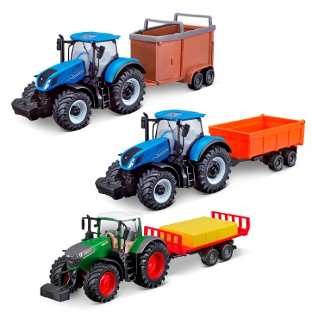 Trattore Motorizzato con Rimorchio 10cm Goliath