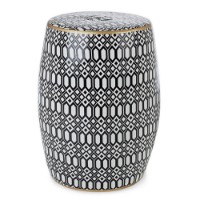 Sgabello Sfinge Arabic di Bizzotto in ceramica da interno ed esterno