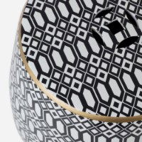 Sgabello Sfinge Arabic di Bizzotto in ceramica da interno ed esterno