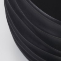 Sgabello moderno in ceramica Sfinge Wave di Bizzotto