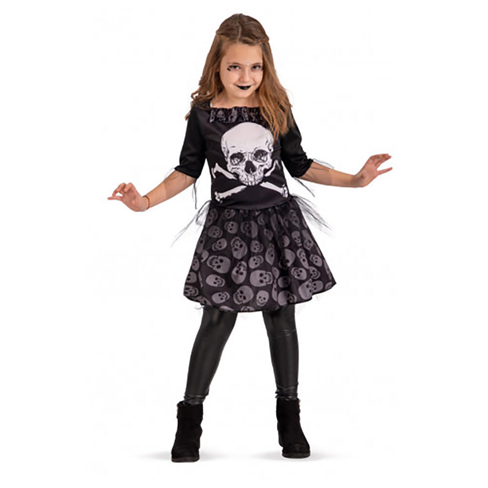 PartyChic 13275 - Costume da Donna con Teschio, Taglia 44