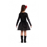 Costume Streghetta con Scheletro Tg.VII Carnival Toys