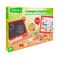 Lavagna Magnetica 3in1 in Legno Globo