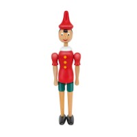 Pinocchio in Legno 30cm Globo