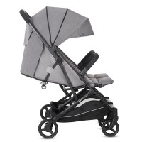 Inglesina Passeggino Gemellare Twin Sketch con Sedute Regolabili e Chiusura Compatta Grey