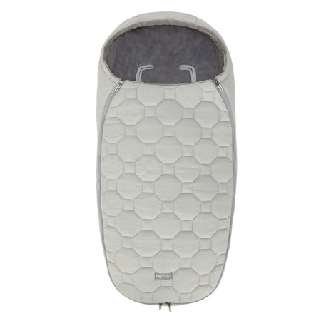 Inglesina Sacco Invernale per Passeggino in Pile Idrorepellente e Rifrangente Iceberg Grey di Inglesina