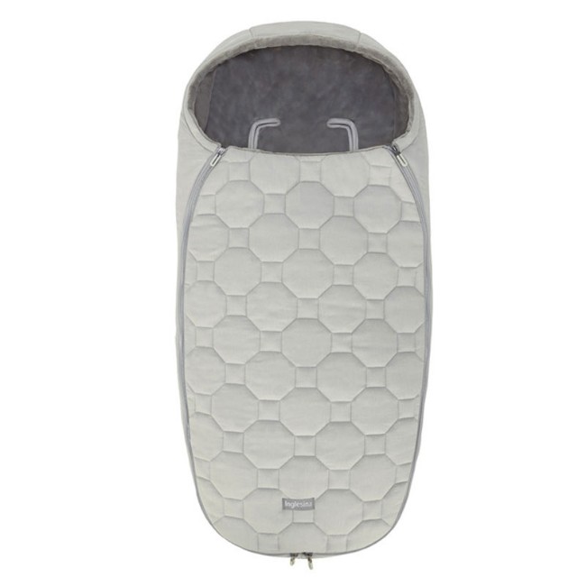 Inglesina Sacco Invernale per Passeggino in Pile Idrorepellente e Rifrangente Iceberg Grey di Inglesina