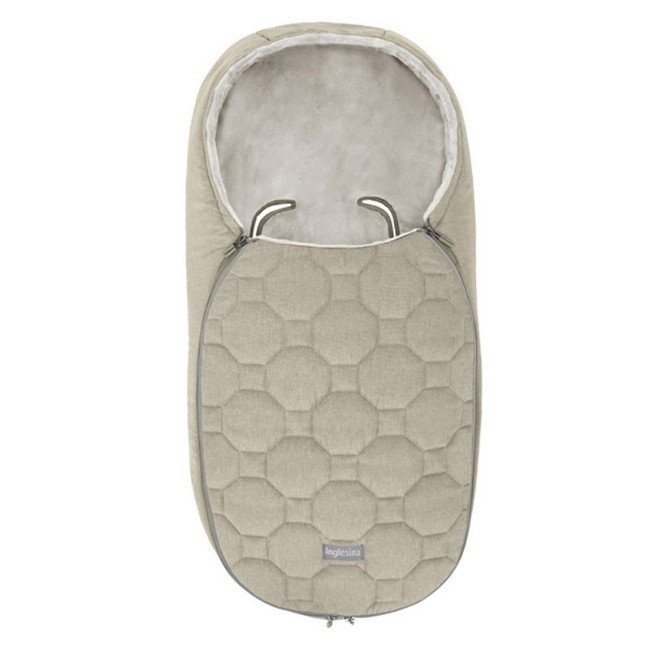 Inglesina Sacco Newborn Invernale per Culla e Seggiolino in Pile Idrorepellente e Rifrangente Desert Beige di Inglesina