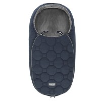 Inglesina Sacco Newborn Invernale per Culla e Seggiolino in Pile Idrorepellente e Rifrangente Midnight Blue di Inglesina