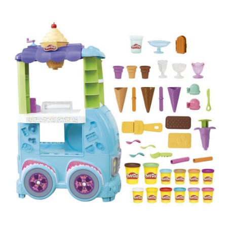 Hasbro Play-Doh Kitchen Creations Il Super Camioncino dei Gelati