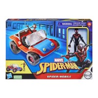 Hasbro Marvel Action Figure Spider-Man e Macchina Miles Morales